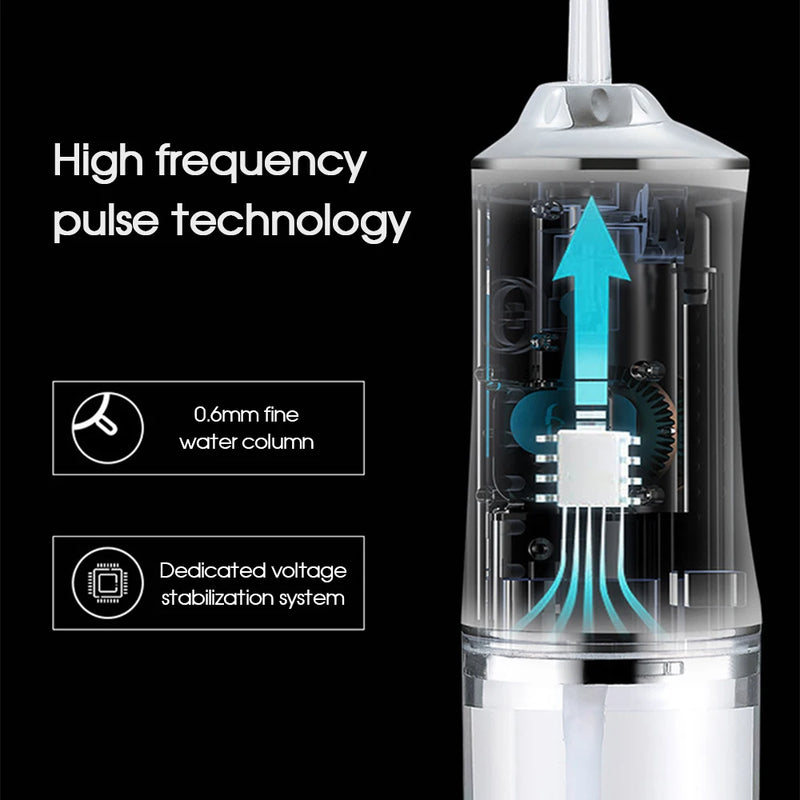 Irrigador Oral Limpeza Profunda RECARREGÁVEL - 4 BOCAIS DIFERENTES - FRETE GRÁTIS